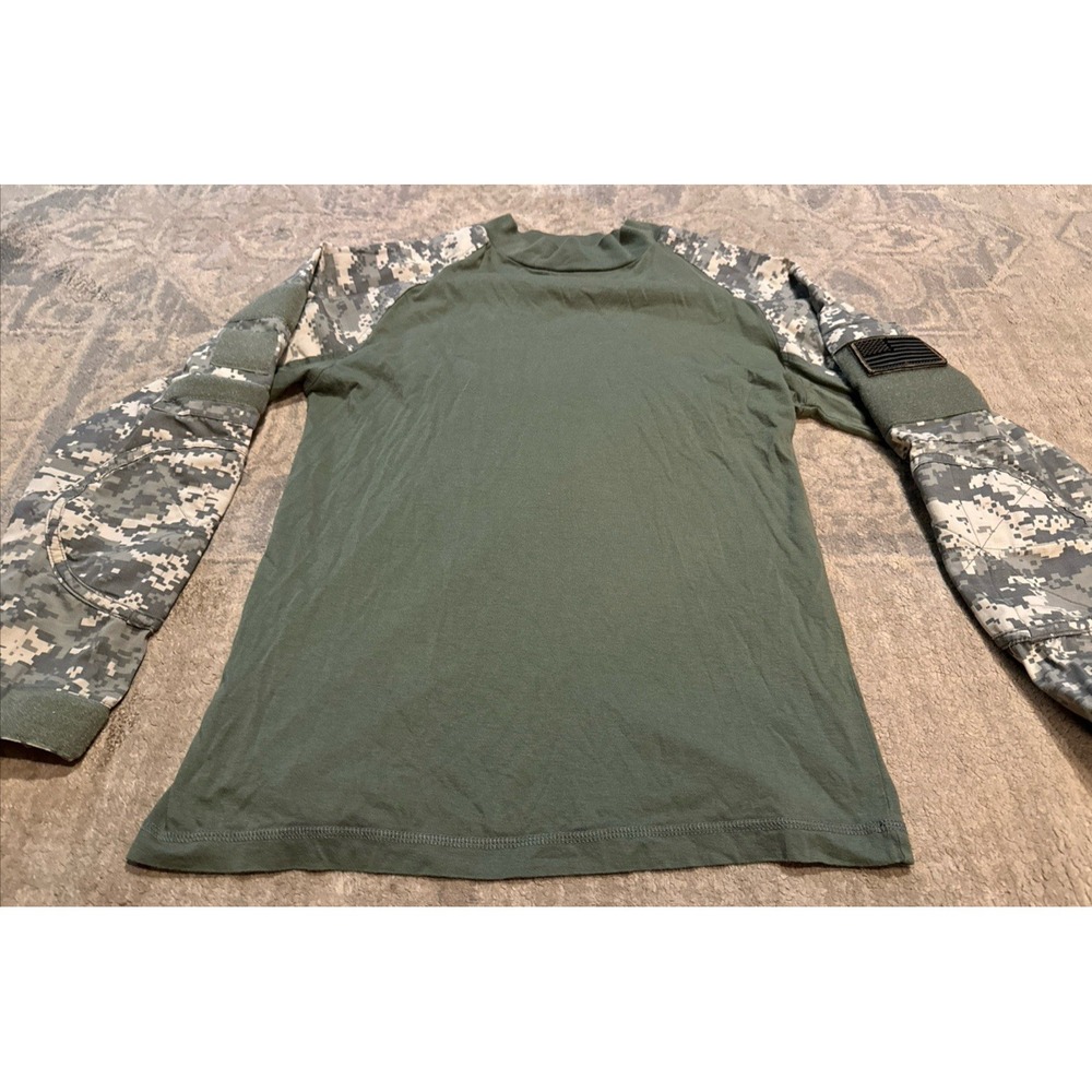 Rothco Mens Green Digital Combat Shirt‎ Size SMALL Regular Marpat Camo